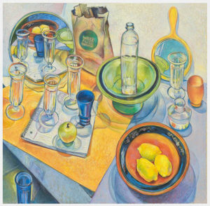 Sherry Leedy, "Three Lemons," pastel on paper. Photo credit: E.G. Schempf.