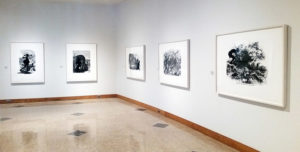 Installation view of "Kara Walker: Harper's Pictorial History of the Civil War (Annotated)"