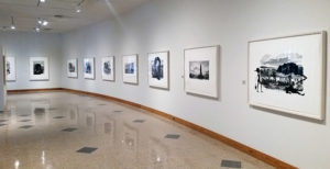 Installation view of "Kara Walker: Harper's Pictorial History of the Civil War (Annotated)"