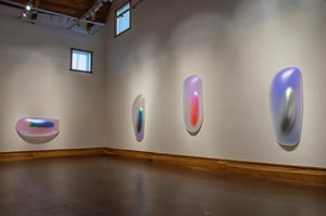 Installation view of PODS, 2017-18, San Angelo Museum of Art, San Angelo, Texas.