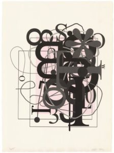 Christopher Wool, Untitled, 2013; lithograph. Collection Daum Museum of Contemporary Art.