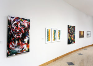 Installation view of "Dreams: Sedalia Visual Art Association Members' Exhibition."