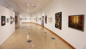 Installation view of "Dreams: Sedalia Visual Art Association Members' Exhibition."