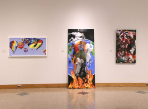 Installation view of "Dreams: Sedalia Visual Art Association Members' Exhibition."