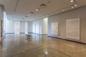 Installation view of "Sarah Nguyen: Winged Eclipse, Momentary Shadows."