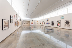 Installation view of "Salon Style: Contemporary Prints from the Collection."