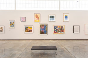 Installation view of "Salon Style: Contemporary Prints from the Collection."