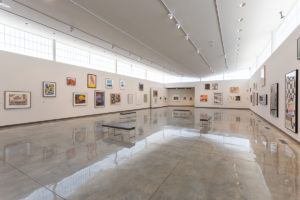 Installation view of "Salon Style: Contemporary Prints from the Collection."