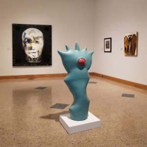 Installation view of "Weird & Eerie: Selections of Extraordinary Character."