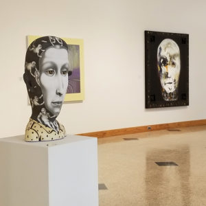 Installation view of "Weird & Eerie: Selections of Extraordinary Character."