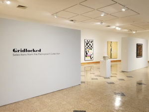 Installation view of "Gridlocked: Selections from the Permanent Collection."