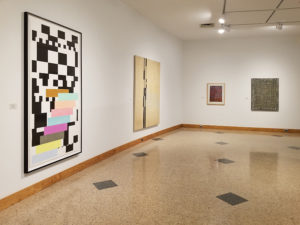 Installation view of "Gridlocked: Selections from the Permanent Collection."