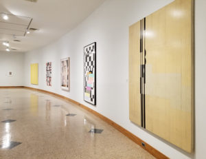 Installation view of "Gridlocked: Selections from the Permanent Collection."