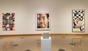 Installation view of "Gridlocked: Selections from the Permanent Collection."