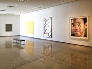 Installation view of "Gridlocked: Selections from the Permanent Collection.