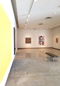 Installation view of "Gridlocked: Selections from the Permanent Collection.