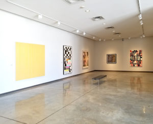 Installation view of "Gridlocked: Selections from the Permanent Collection.