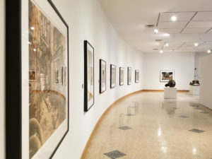 Installation view from "In Ruins: Michael Schultz, Steven Montgomery, and Raymon Elozua."