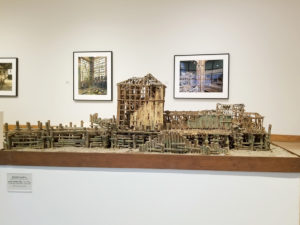 Installation view from "In Ruins: Michael Schultz, Steven Montgomery, and Raymon Elozua."