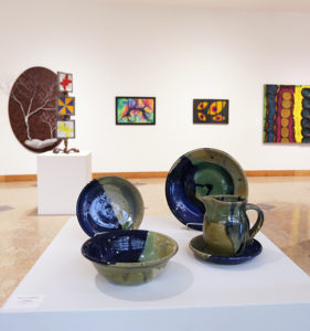 Installation view of "2021 Annual Student Exhibition."