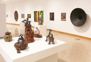 Installation view of "2021 Annual Student Exhibition."