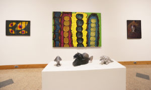 Installation view of "2021 Annual Student Exhibition."