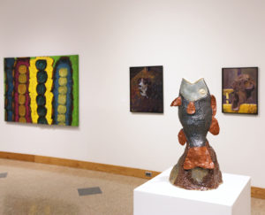 Installation view of "2021 Annual Student Exhibition."