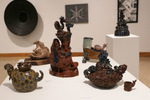 Installation view of "2021 Annual Student Exhibition."