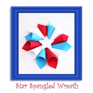 Star spangled wreath