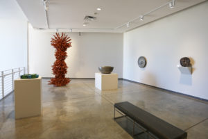 Installation view of "Geologics: Ceramics from the Collection."