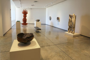 Installation view of "Geologics: Ceramics from the Collection."