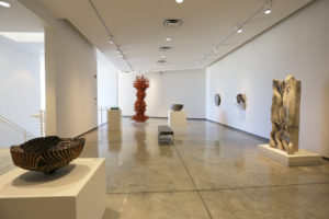 Installation view of "Geologics: Ceramics from the Collection."