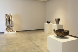 Installation view of "Geologics: Ceramics from the Collection."