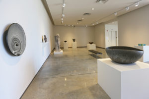 Installation view of "Geologics: Ceramics from the Collection."