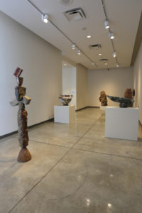 Installation view of "Geologics: Ceramics from the Collection."