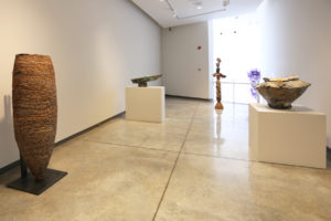 Installation view of "Geologics: Ceramics from the Collection."