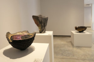 Installation view of "Geologics: Ceramics from the Collection."