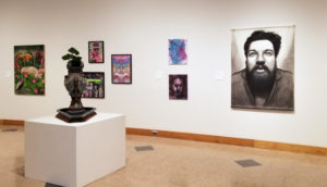 Installation view of "NoBro @ the Daum."