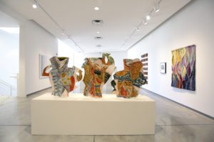 Installation View of "Threads That Bind: Elucidating Diverse Voices of Womanhood".