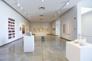 Installation View of "Threads That Bind: Elucidating Diverse Voices of Womanhood".