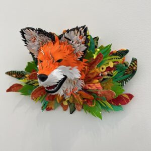 Calder Kamin, "Baby Foxfire," 2023; recycled materials. Courtesy of the artist.