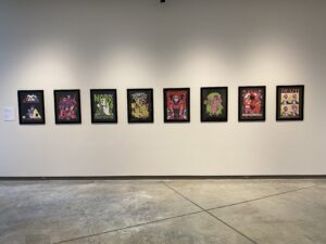 Installation view of "Living on Deadlines."