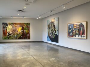 Installation view of "color–shape–line."