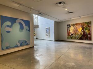 Installation view of "color–shape–line."