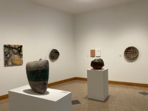 Installation view of "Of the Earth."