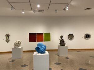 Installation view of "Of the Earth."