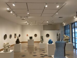 Installation view of "Of the Earth."