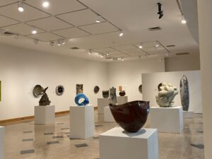 Installation view of "Of the Earth."