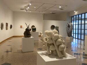 Installation view of "Of the Earth."