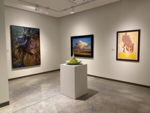 Installation view of "Establishing Essence."